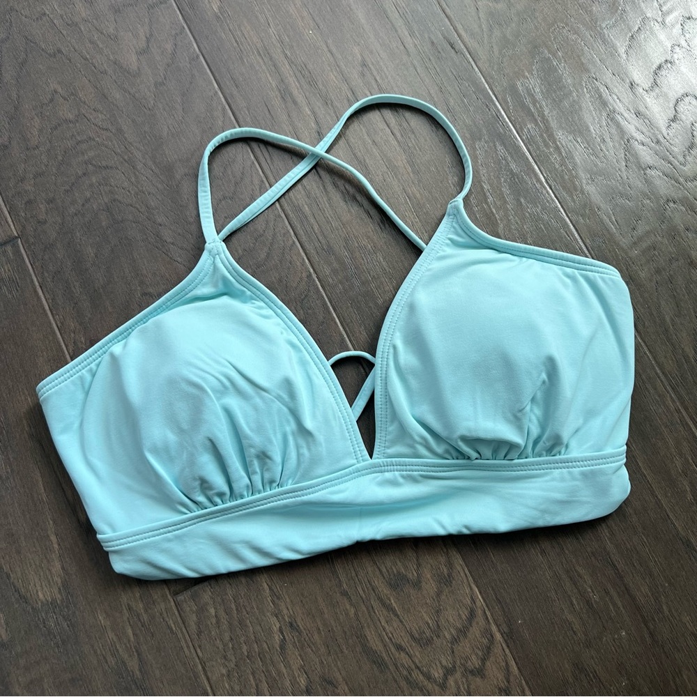 Athleta City Blue Swim Top